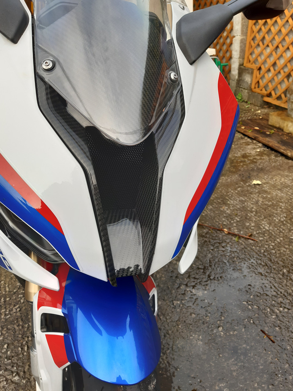 BMW S1000RR Carbon Fiber Dashpanel Cover - Image 2